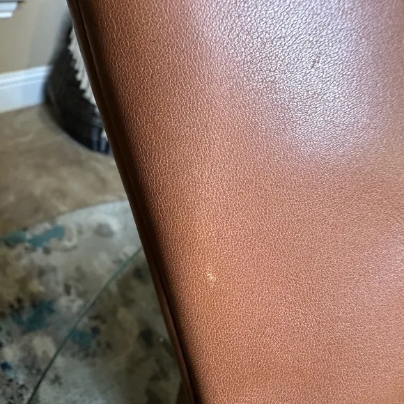 Micheal Kors Carmen Leather Riding Boot in brown (Carmel color) size 6