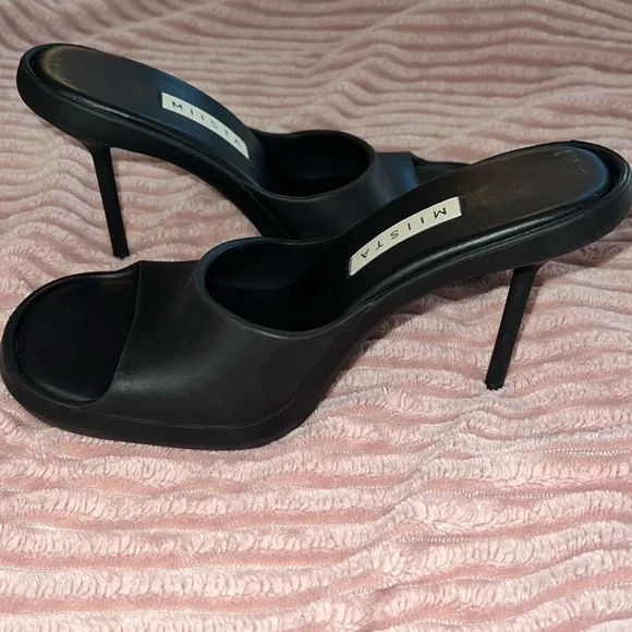 Miista Ida Sandals (black) size 39 EUC.
