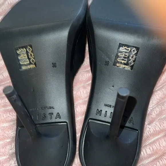 Miista Ida Sandals (black) size 39 EUC.