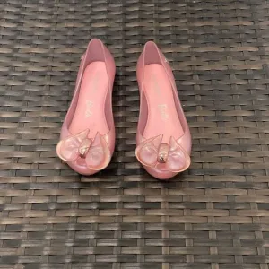 Mini Melissa and Barbie, ballet flats, kids size 11