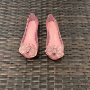 Mini Melissa and Barbie, ballet flats, kids size 11