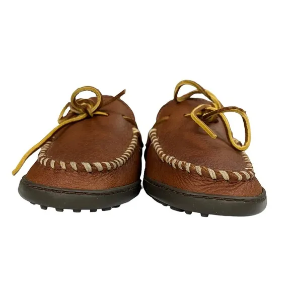 Minnetonka‎ Moccasin Brown Leather Loafers Size Please See Measurements