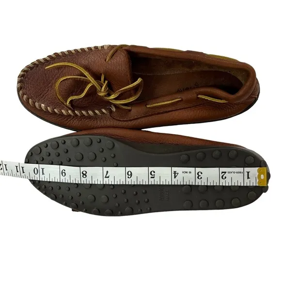 Minnetonka‎ Moccasin Brown Leather Loafers Size Please See Measurements