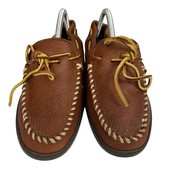 Minnetonka‎ Moccasin Brown Leather Loafers Size Please See Measurements