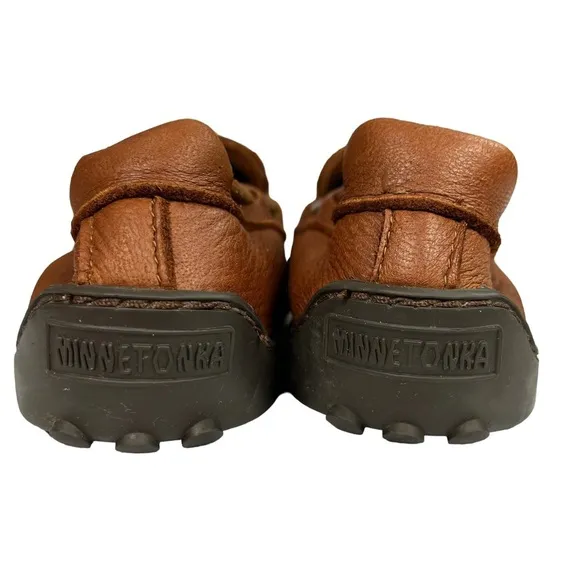 Minnetonka‎ Moccasin Brown Leather Loafers Size Please See Measurements
