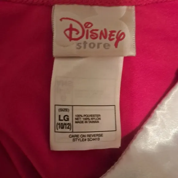 Minnie Mouse Dress, Shoes and Hat (youth) Bundle 10-12 dress, 2-3 shoes