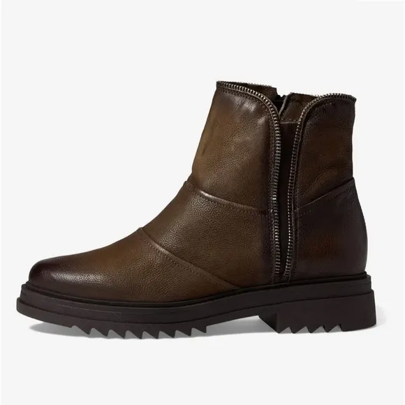 Miz Mooz Frances brown leather boots size 39 US 9 new $200