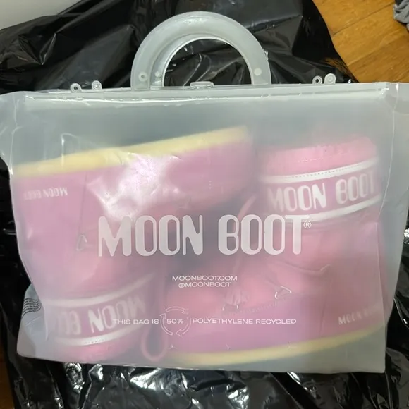 Moon Boot Pink Icon Low Nylon NWT