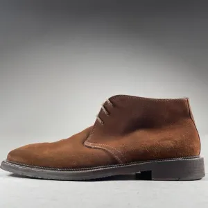 Moreschi Men’s Size 13 Brown Suede Leather Chukka Ankle Boots Desert Casual GUC