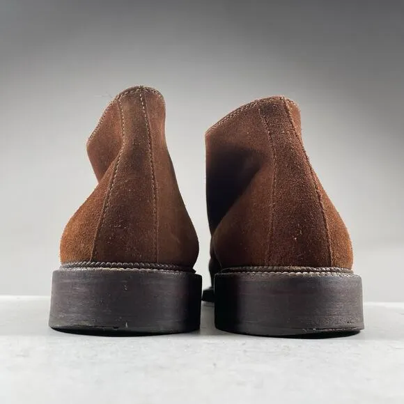 Moreschi Men’s Size 13 Brown Suede Leather Chukka Ankle Boots Desert Casual GUC