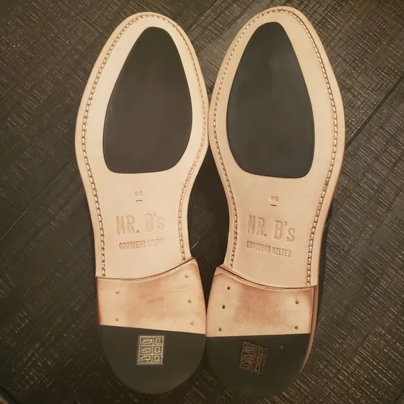 Mr B's navy blue lace dress shoe