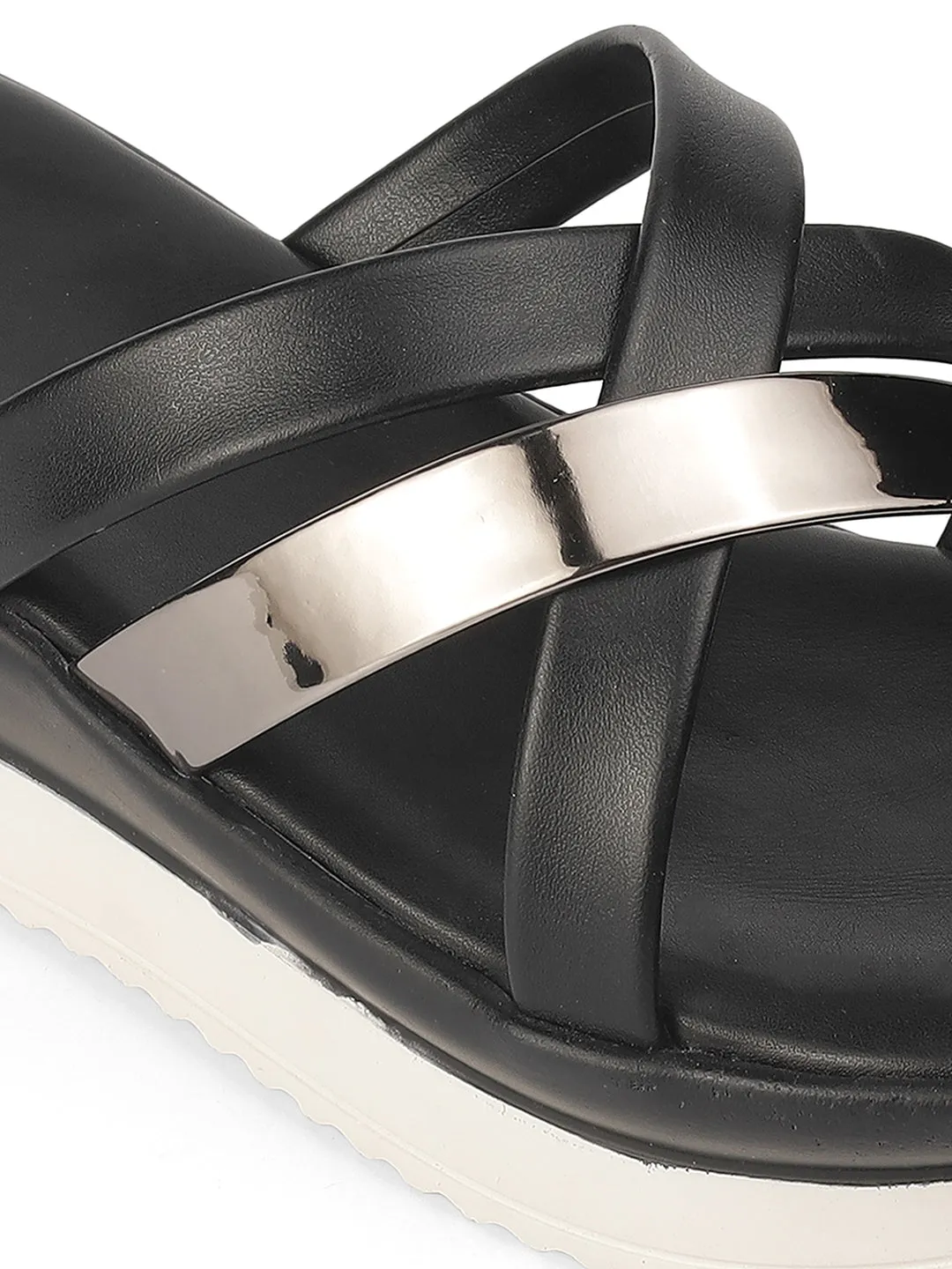 Multistrap Wedge Heel Sandal