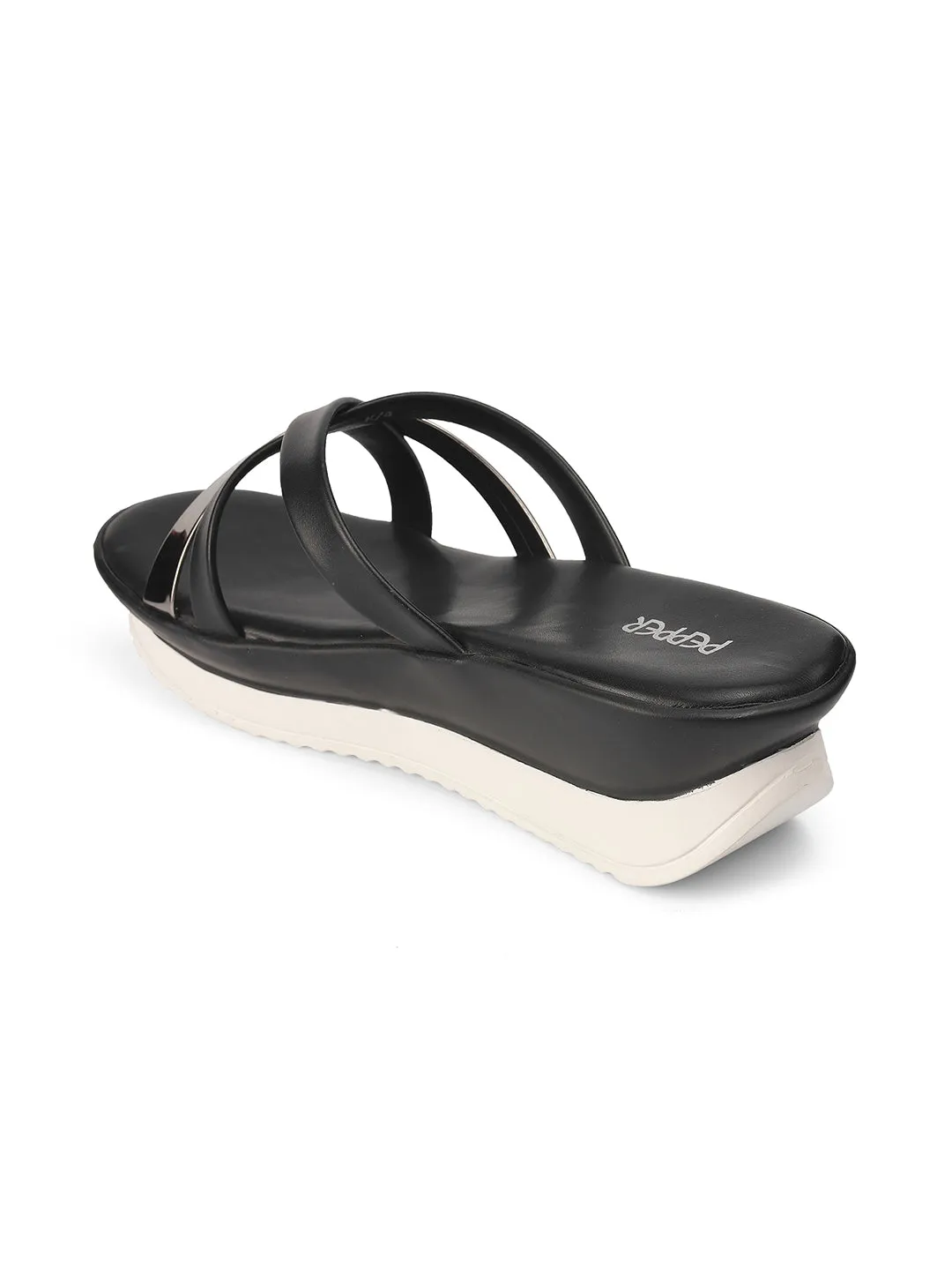 Multistrap Wedge Heel Sandal