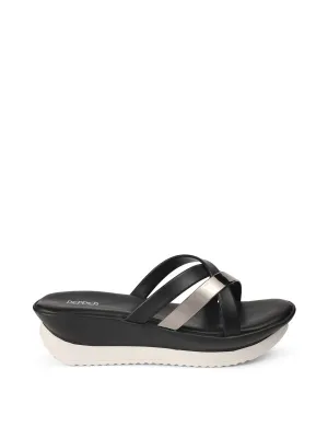 Multistrap Wedge Heel Sandal