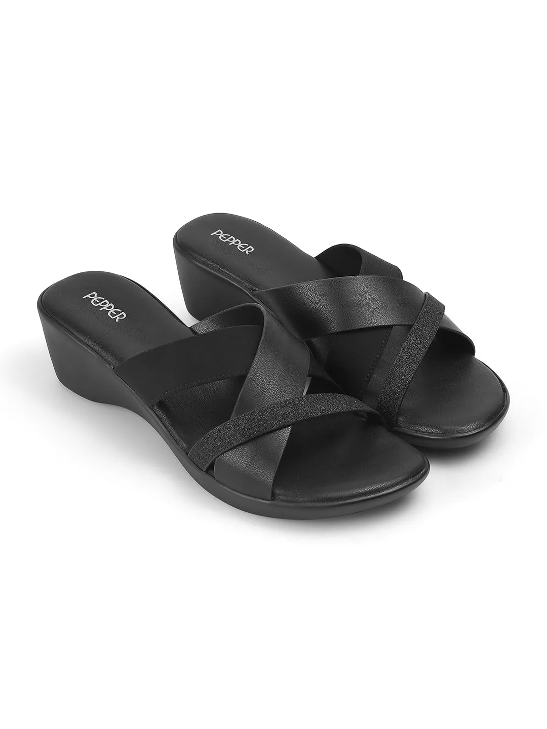 Multistrap Wedge Heel Sandals
