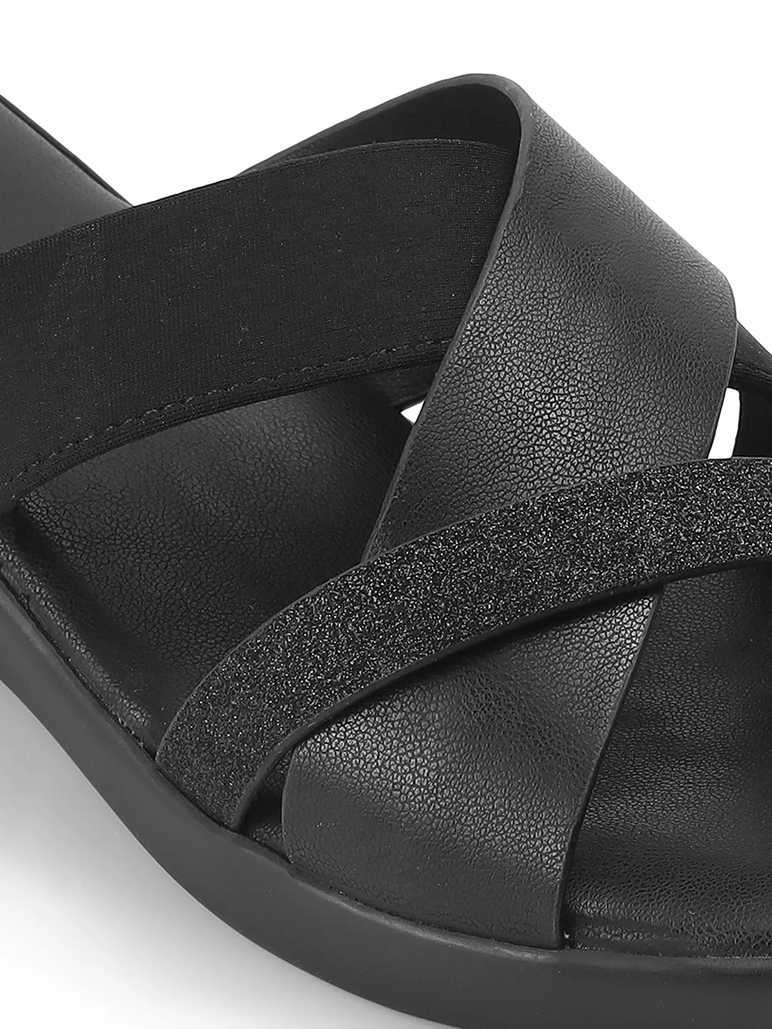 Multistrap Wedge Heel Sandals