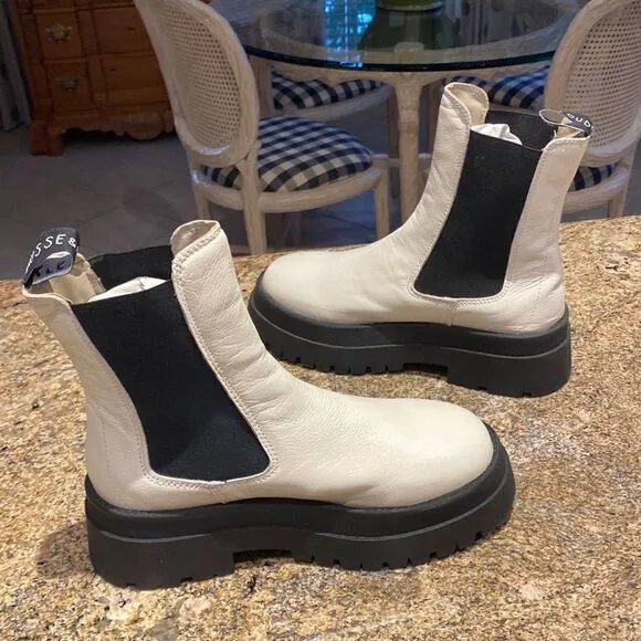 Musse &amp; Cloud Alita Ice Combat Platform Boots NEW