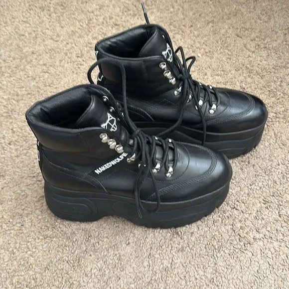 Naked Wolfe platform boots