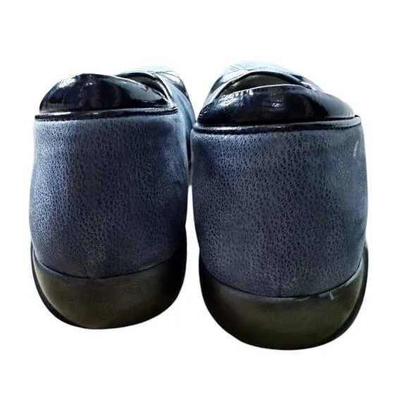 Naot Architect Indigo Blue Wave Shoes Ballet Flats Loafers EU 41 US 10-10.5 EUC