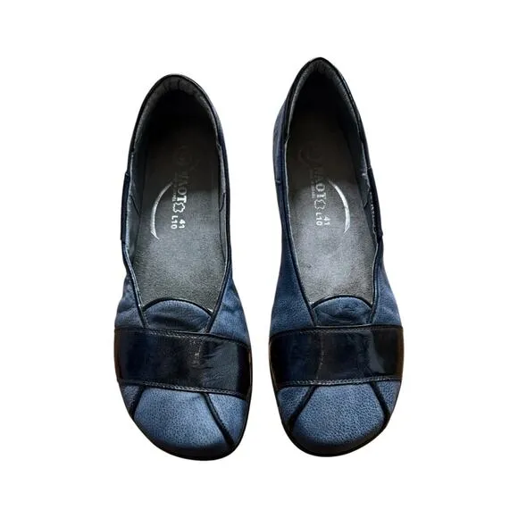 Naot Architect Indigo Blue Wave Shoes Ballet Flats Loafers EU 41 US 10-10.5 EUC
