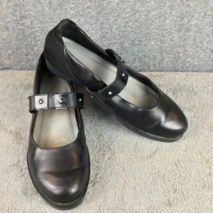 Naot Mary Jane Womens Honesty Black Leather Rhinestone Casual Shoes 10-10.5/41