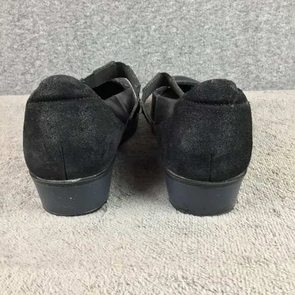 Naot Mary Jane Womens Honesty Black Leather Rhinestone Casual Shoes 10-10.5/41