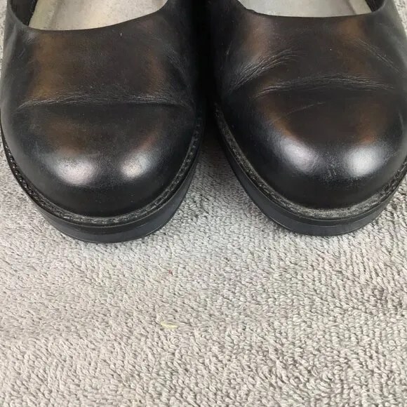 Naot Mary Jane Womens Honesty Black Leather Rhinestone Casual Shoes 10-10.5/41
