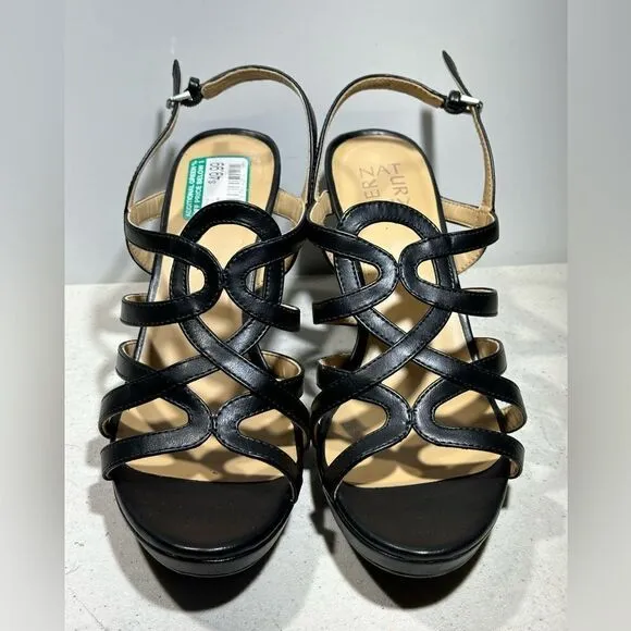Naturalizer Women's Cameron Sandal Dress Shoes Black Size 9,5