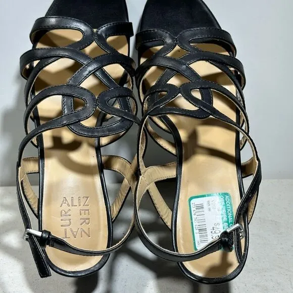 Naturalizer Women's Cameron Sandal Dress Shoes Black Size 9,5
