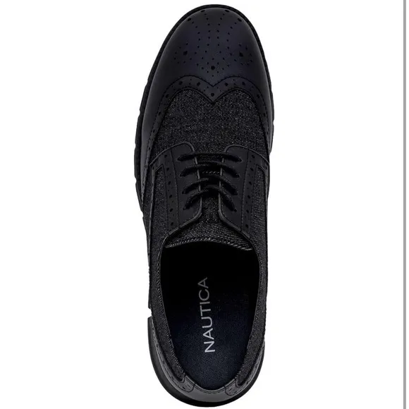 Nautica Men's Knit Dress Oxford Dress Sneakers Size 9 # Box H989