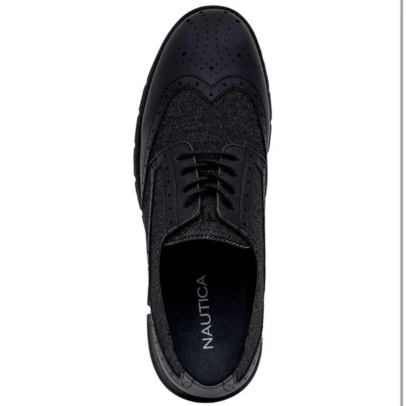 Nautica Men's Knit Dress Oxford Dress Sneakers Size 9 # Box H989