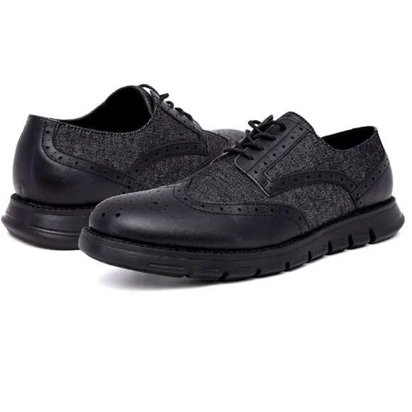 Nautica Men's Knit Dress Oxford Dress Sneakers Size 9 # Box H989