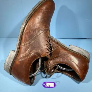 Neil M. Men’s Cognac Brown Leather Oxfords Lace Up Dress Shoes NM402425 11D
