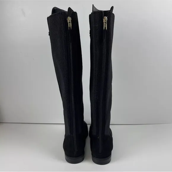 NEW Anne Klein Audrey Knee Hight Boots Womens 10M Black iFlex Low Heel
