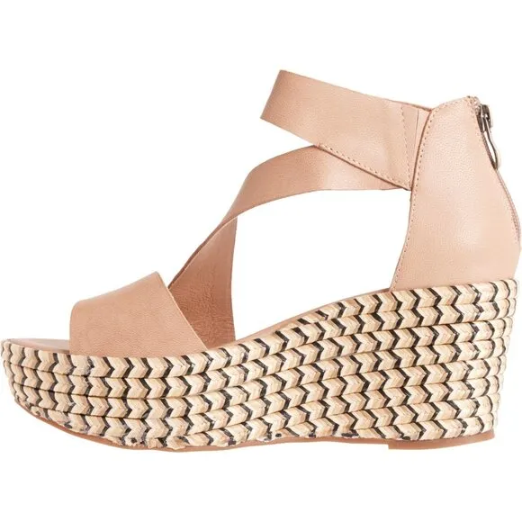 new Antelope Grayson Kat Wedge Sandals LEATHER  in Tan 253