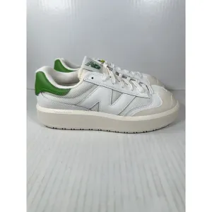 New Balance CT302 Platform Casual Shoes White Green Mens Size 9 CT302OG NEW