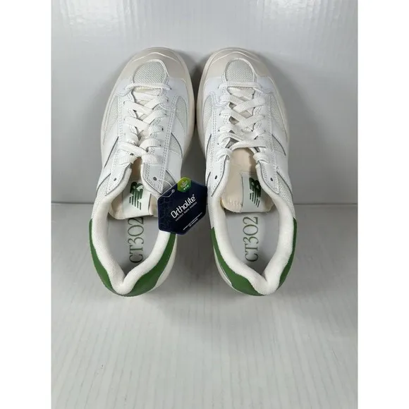 New Balance CT302 Platform Casual Shoes White Green Mens Size 9 CT302OG NEW