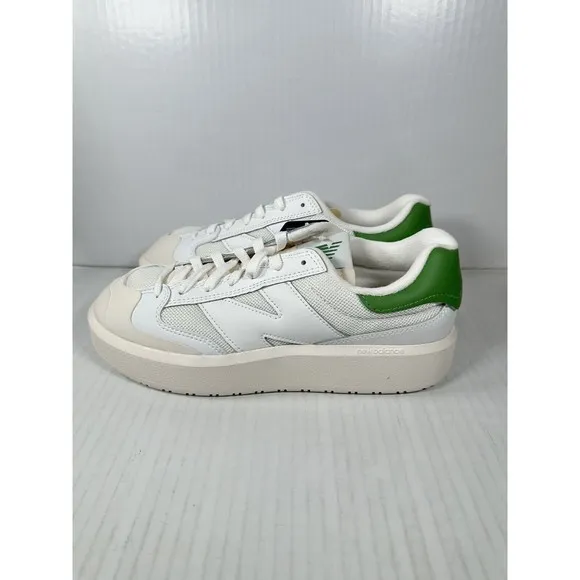 New Balance CT302 Platform Casual Shoes White Green Mens Size 9 CT302OG NEW