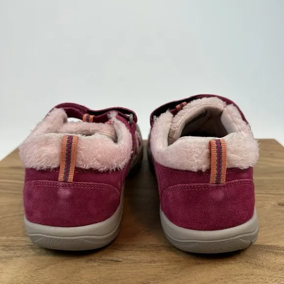 New Big Kids Keen Newport Pink Suede Fruit Dove/Ballet Slipper Shoes Size 7 Y