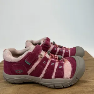 New Big Kids Keen Newport Pink Suede Fruit Dove/Ballet Slipper Shoes Size 7 Y