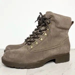 New! Born Codi Gray Lace Up Boot 8M