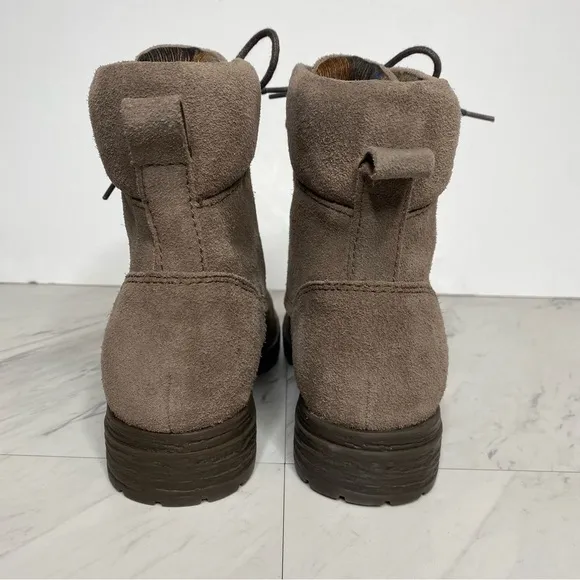 New! Born Codi Gray Lace Up Boot 8M