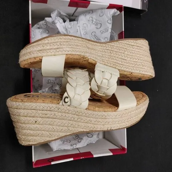 New Circus Sam Edelman Remy Espadrille Platform Sandals 5.5