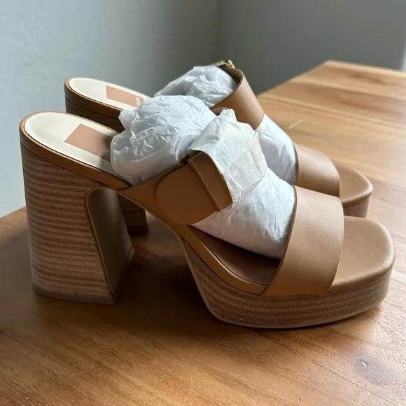 New Dolce Vita Landry Platform Buckle Sandals