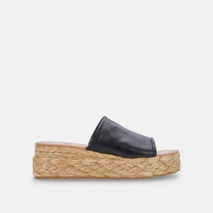 NEW DOLCE VITA pablos sandals in black leather
