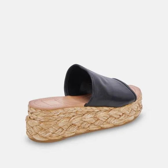NEW DOLCE VITA pablos sandals in black leather