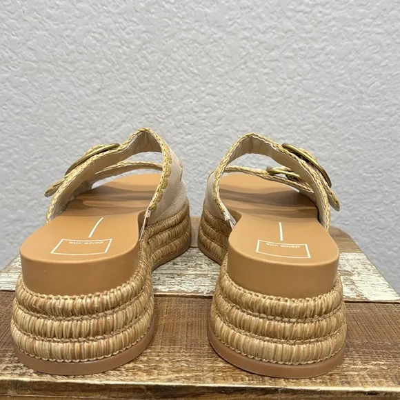 NEW Dolce Vita Wanika Platform Sandals In Sand Size 10