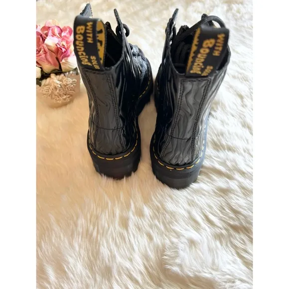 New • Dr. Martens Sinclair Zebra Platform Boots
