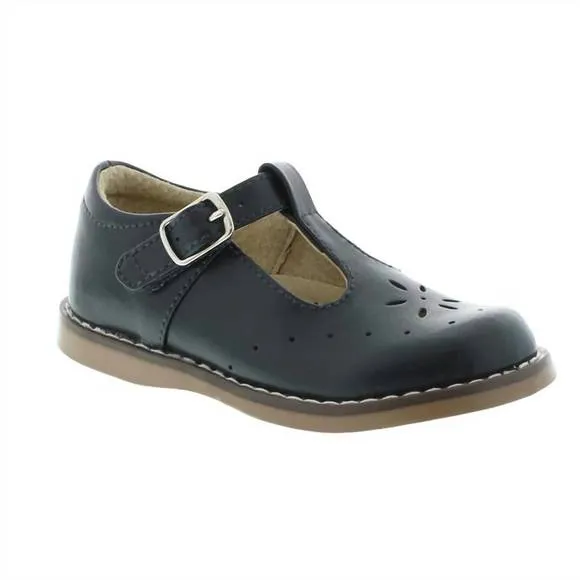 NEW FOOTMATES kid's sherry dress shoes in navy
