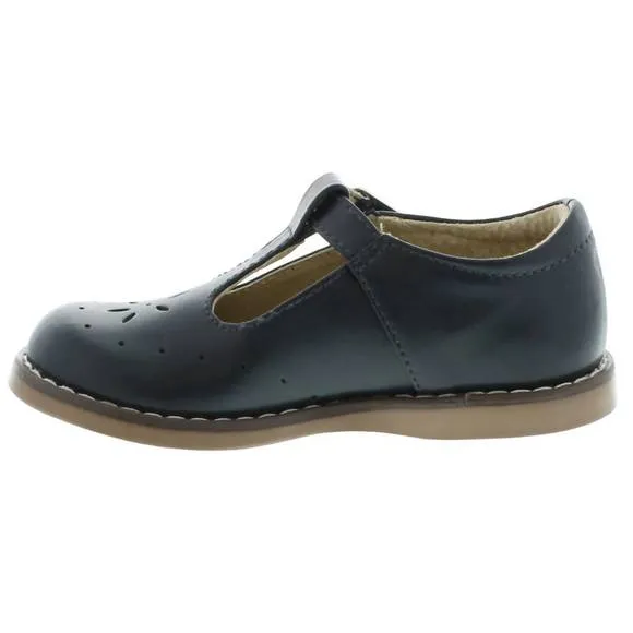 NEW FOOTMATES kid's sherry dress shoes in navy